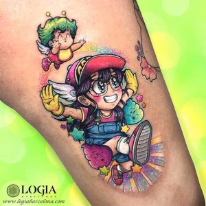 tatuaje-brazo-arale-logiabarcelona-lilian-raya   
